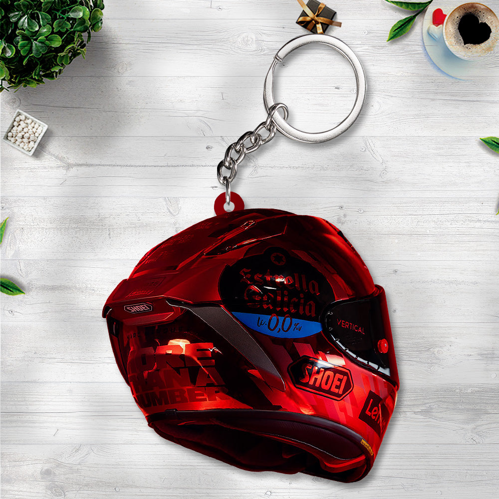Ducati Lenovo Team x Marc Márquez Custom Shape 2-sided Keychain – TANTN17117