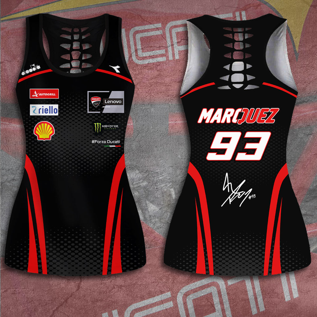 Ducati Lenovo Team x Marc Márquez Hollow Tank Top Leggings – TANTN 11593