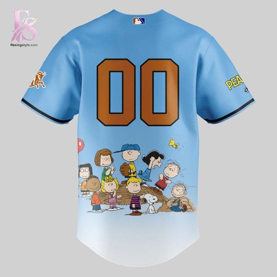 Durham Bulls Snoopy Peanuts Custom Jersey