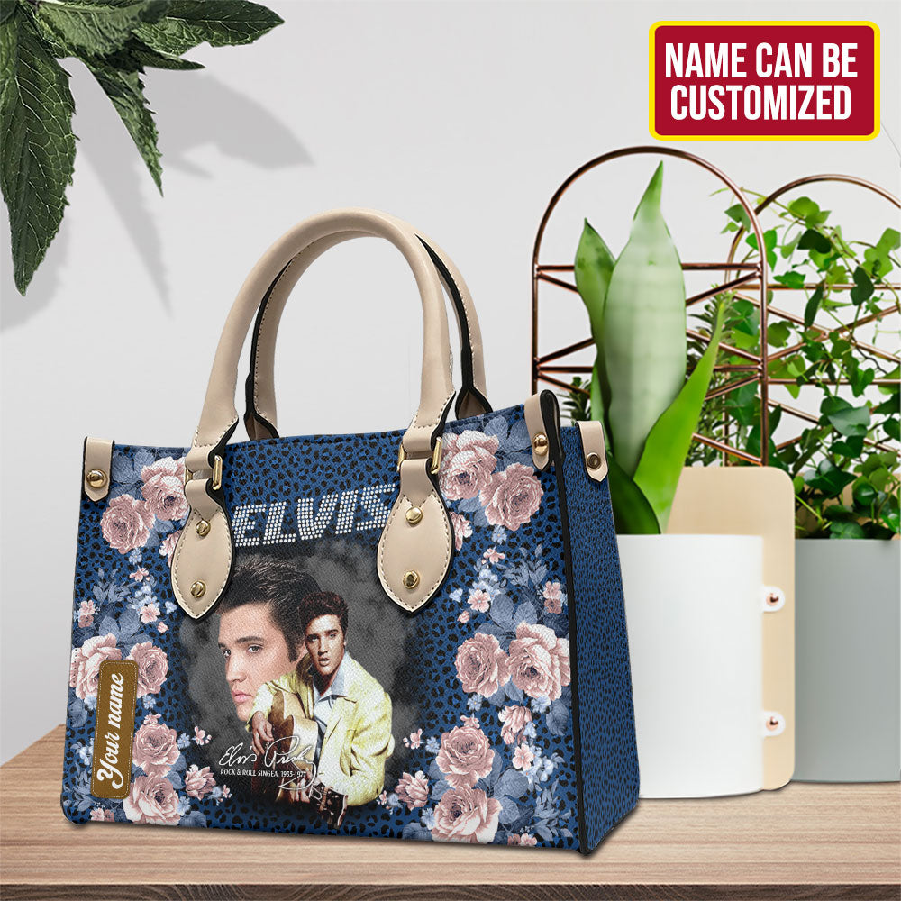 Personalized Elvis Presley Leather Handbag – TMTHU582