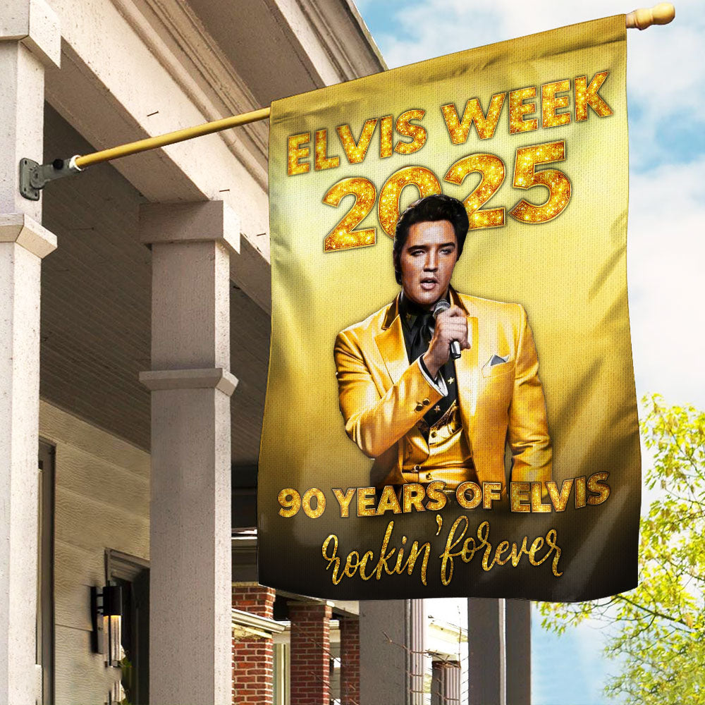 Elvis Presley Double-side Garden Flag – TMTHU 152