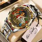 Elvis Presley Alloy Luxury Quartz Watch – GNE 3865