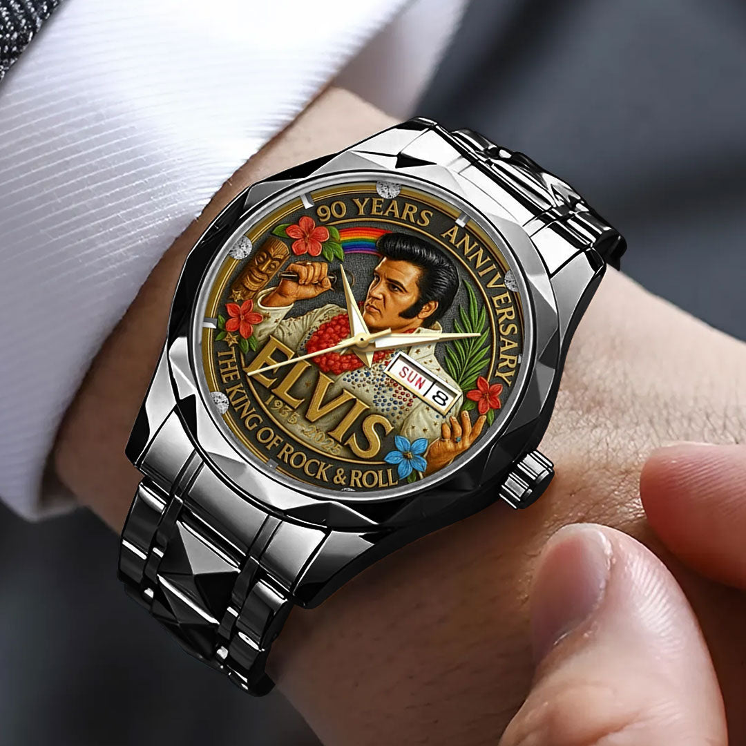 Elvis Presley 90 Years Alloy Luxury Quartz Watch – TMTHU780