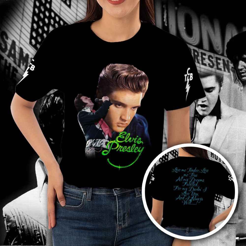Elvis Presley Short Sleeve Button-Down Shirt – NGHIAVT 0003