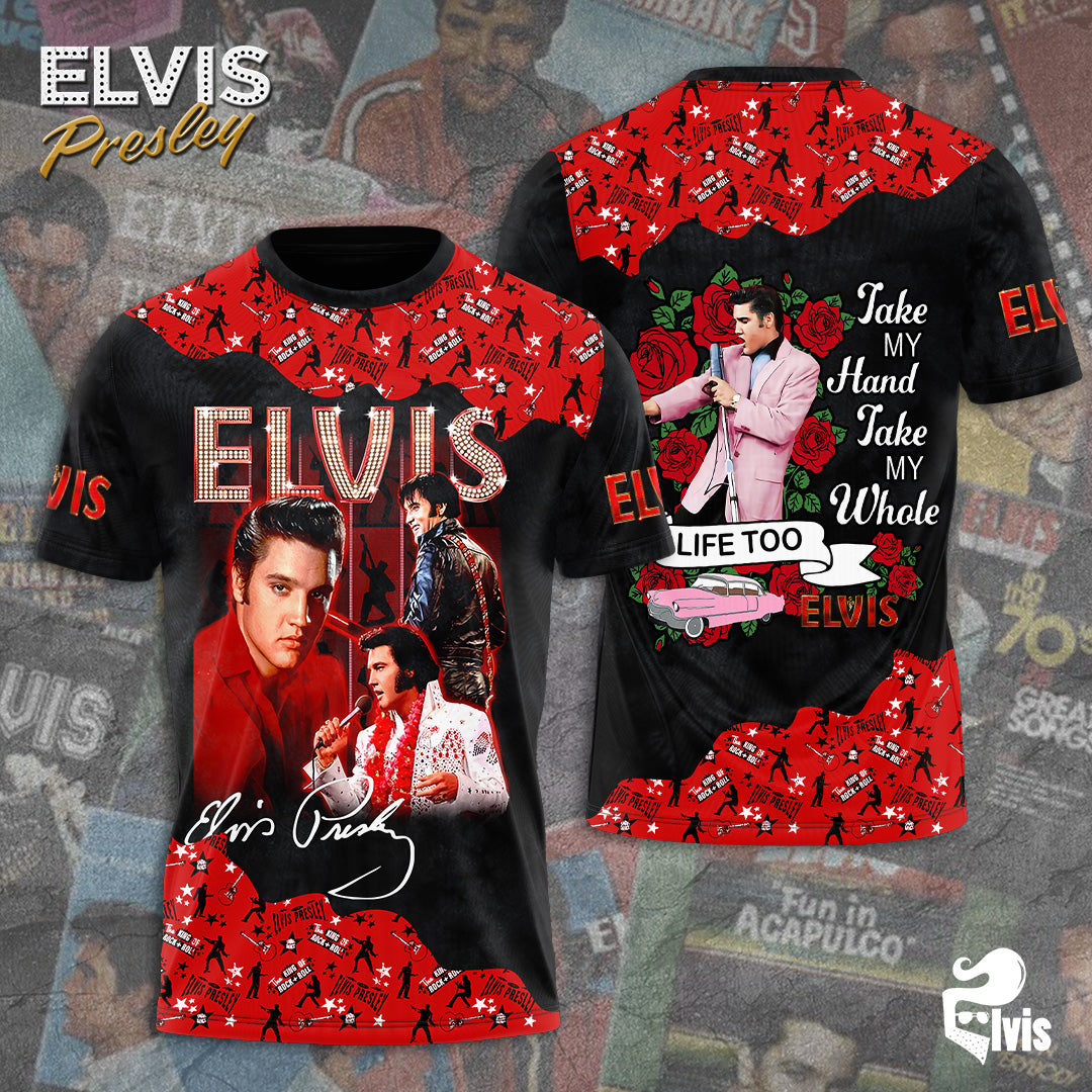 Elvis Presley 3D Sleeveless Down Jacket – TANTN 9235