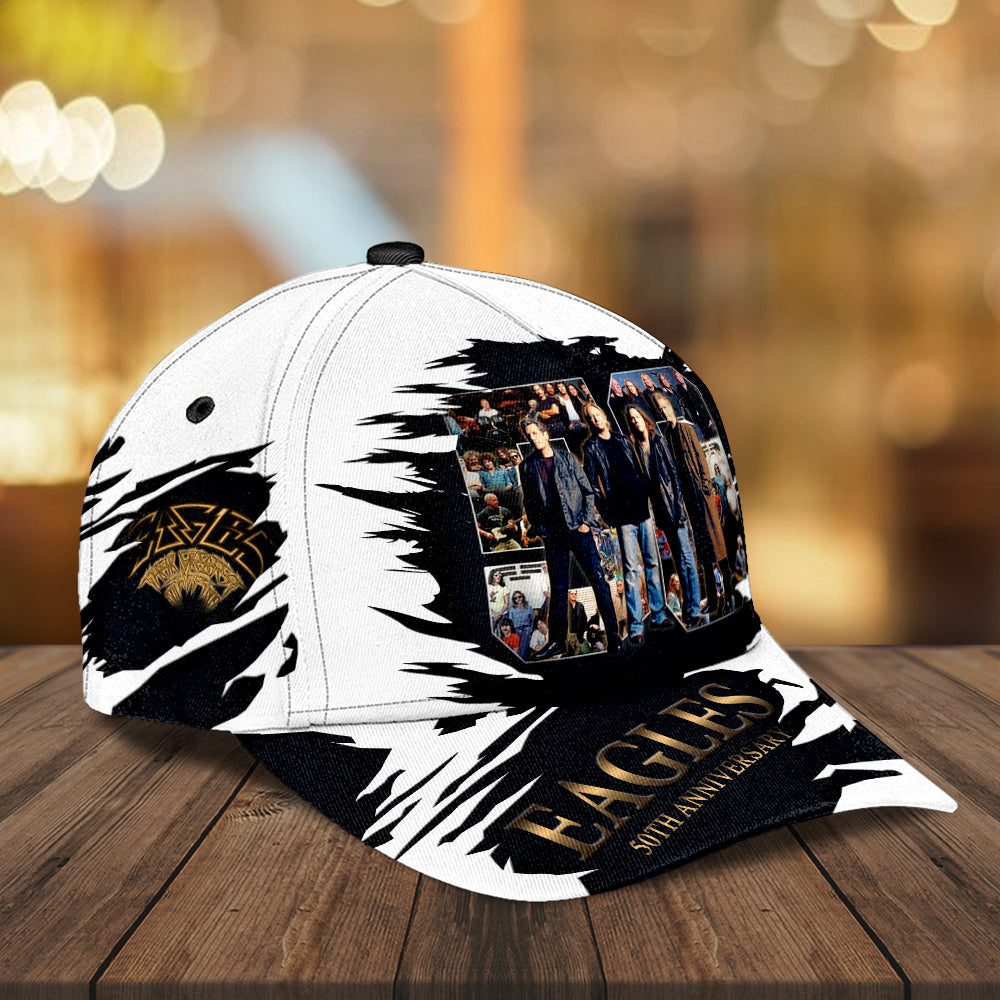 Eagles Band Their Greatest Hits 50th Anniversary Classic Cap – GNE7662