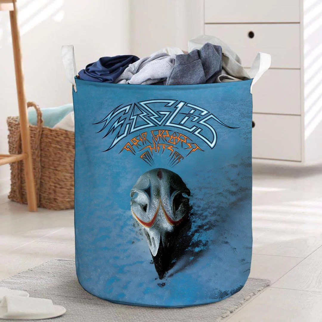 Eagles Band Their Greatest Hits 50th Anniversary Laundry Basket – HOATT21582
