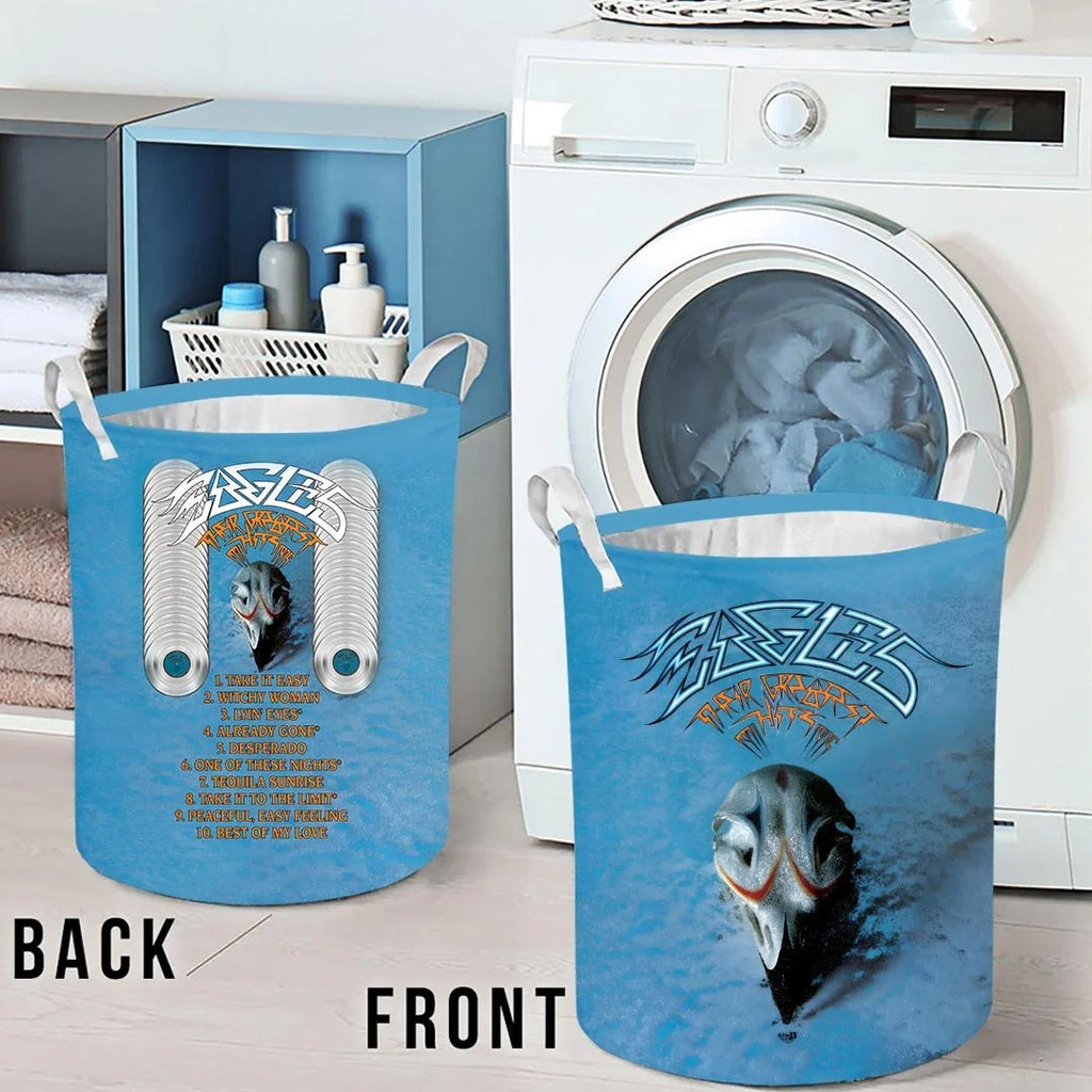 Eagles Band Their Greatest Hits 50th Anniversary Laundry Basket – HOATT21582