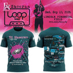Ed Sheeran Loop Tour 2026 Philadelphia Eagles Shirt