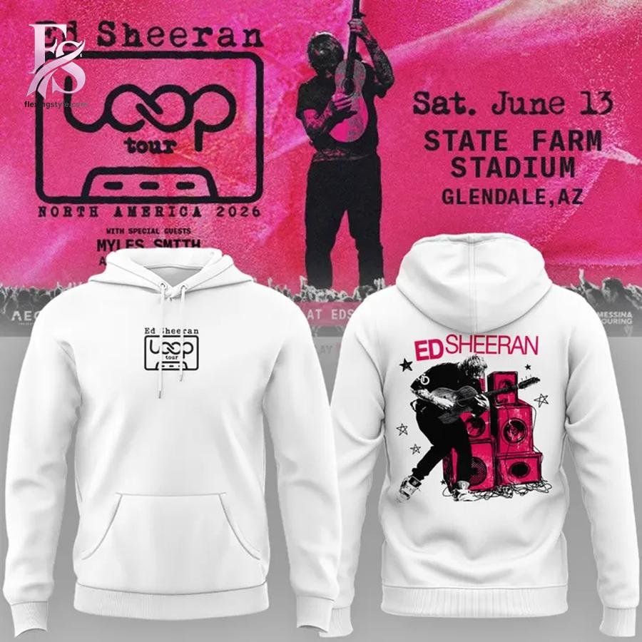 Ed Sheeran North American Loop tour 2026 Hoodie