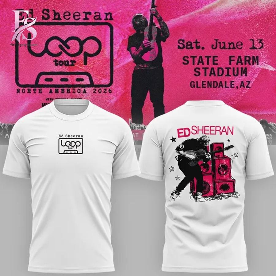 Ed Sheeran North American Loop tour 2026 Hoodie
