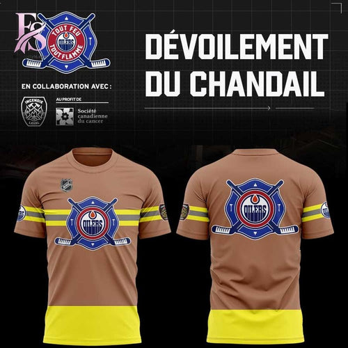Edmonton Oilers Fire Safety Service Shirt