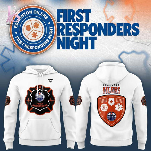 Edmonton Oilers First Responders Night 2026 Hoodie