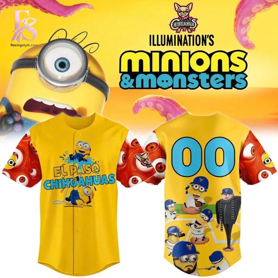 El Paso Chihuahuas Minion and Monsters Jersey