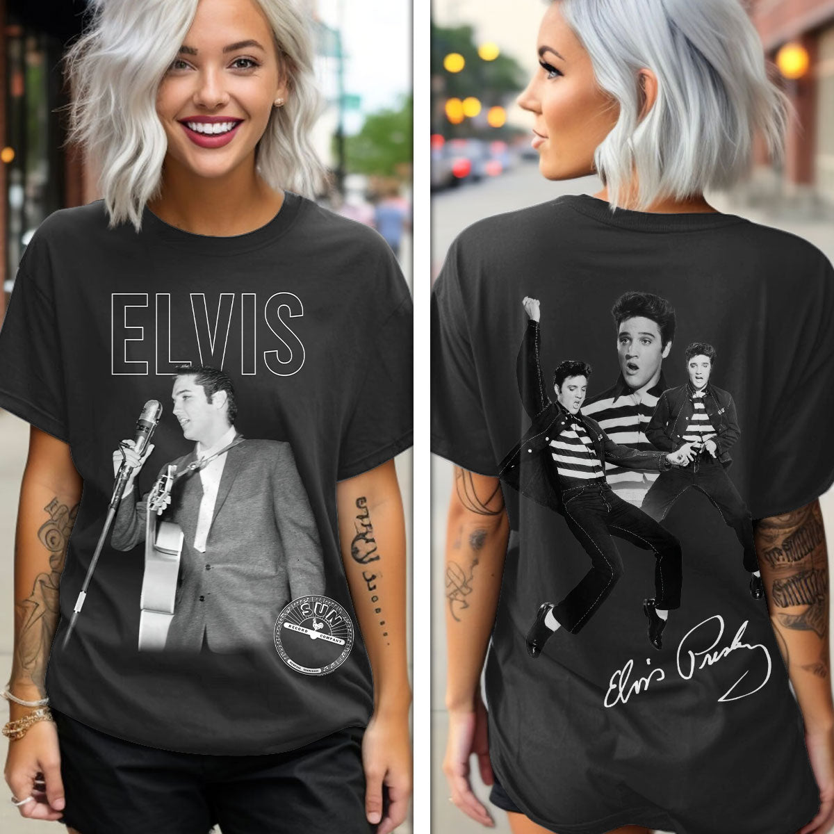 Elvis Presley Varsity Jacket – HUANNM 4649