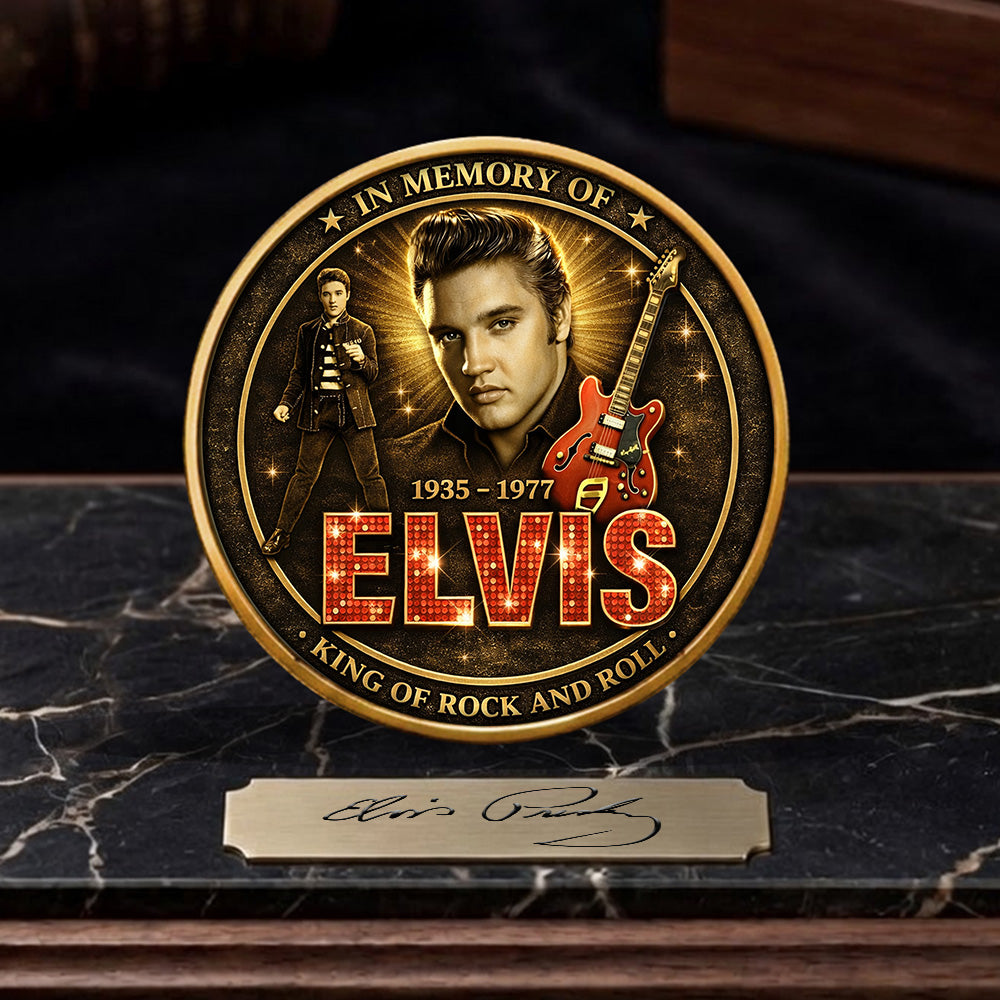 Elvis Presley Black Stainless Steel Watch – GNE 747