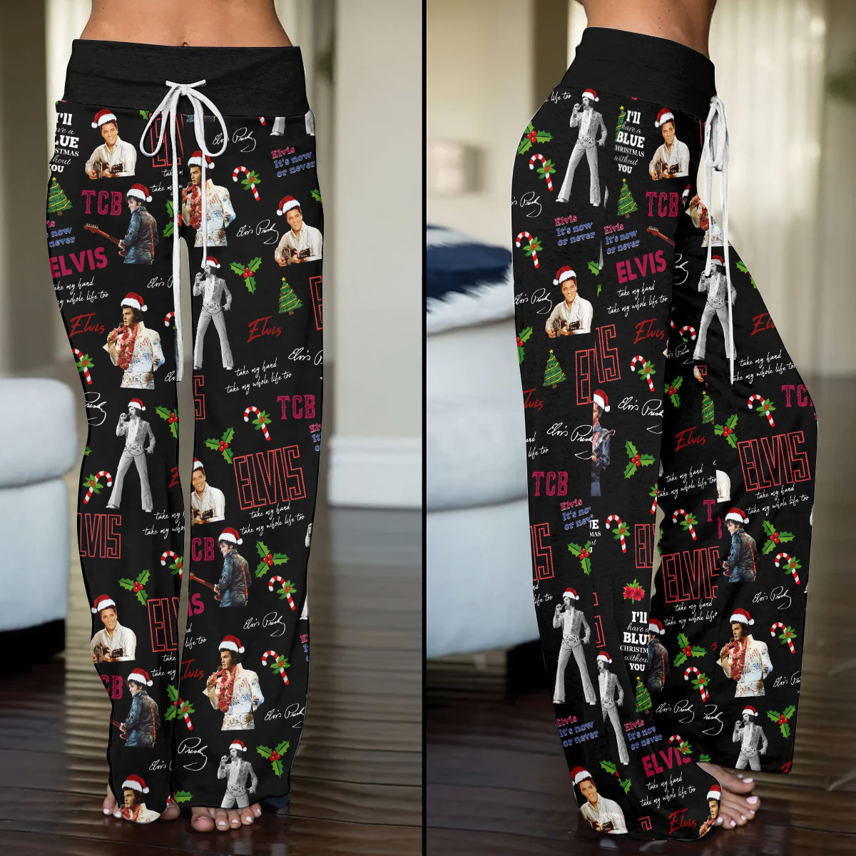 Elvis Presley High-Waisted Straight-Leg Trousers – VANDH 909