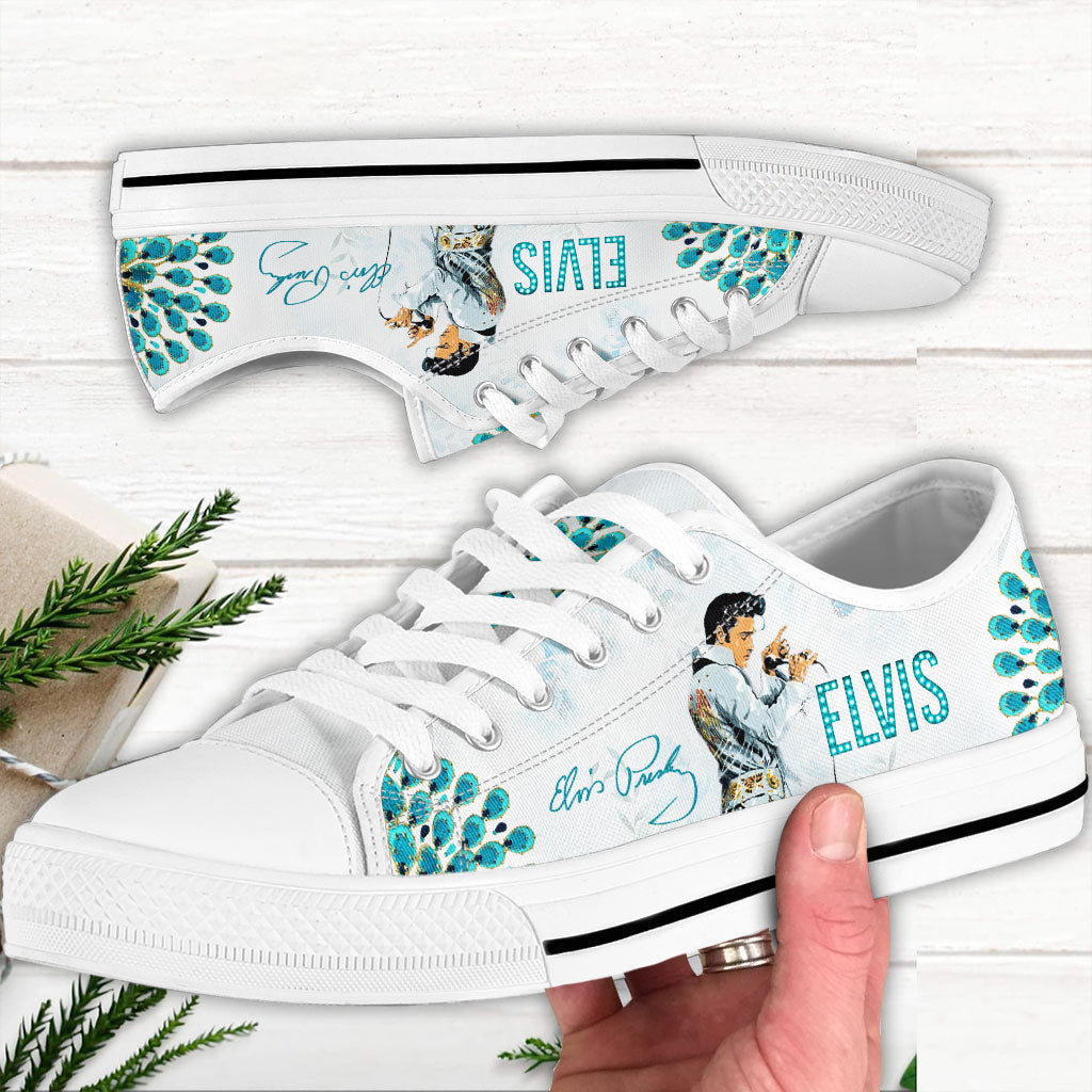 Elvis Presley Low Top Canvas Shoes – VANDH 2676