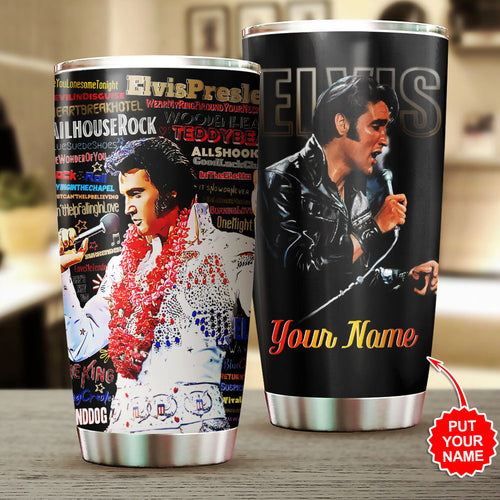 Personalized Elvis Presley Tumbler Cup – VANDH 519