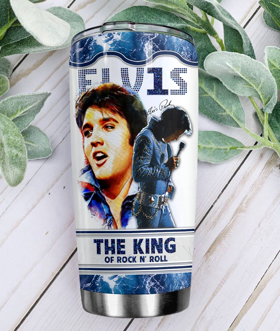 Personalized Elvis Presley Tumbler Cup – VANDH 188