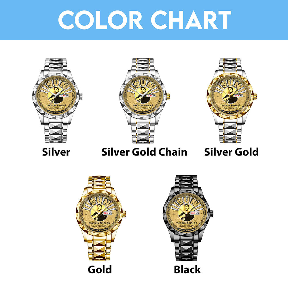 Elvis Presley Alloy Luxury Quartz Watch – MAITM12731