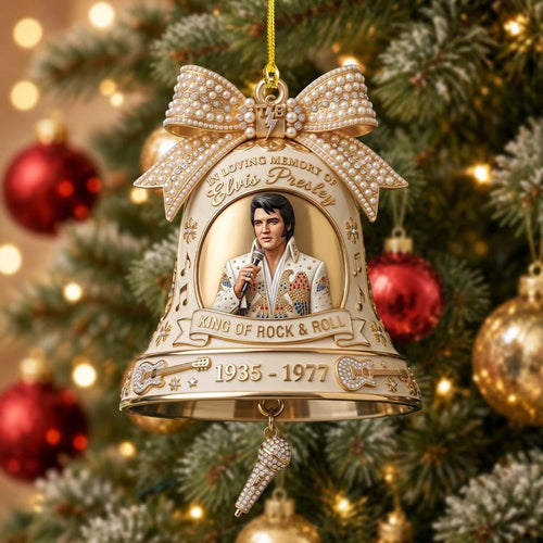 Elvis Presley Custom Shape 2-side Printed Acrylic Ornament – TMTHU9748