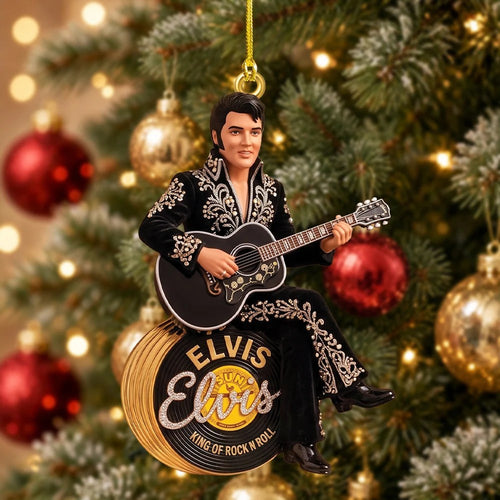 Elvis Presley Custom Shape 2-side Printed Acrylic Ornament – TMTHU9750
