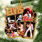 Elvis Presley Custom Shape 2-side Printed Acrylic Ornament – HOATT21539