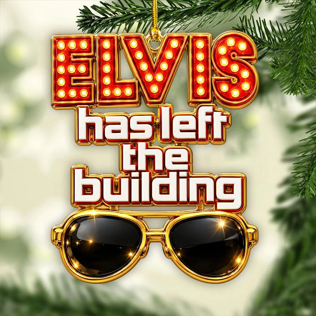 Elvis Presley Custom Shape 2-side Printed Acrylic Ornament – HOATT21540