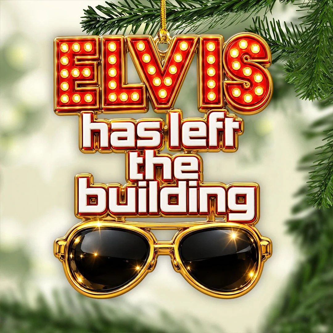 Elvis Presley Custom Shape 2-side Printed Acrylic Ornament – HOATT21540