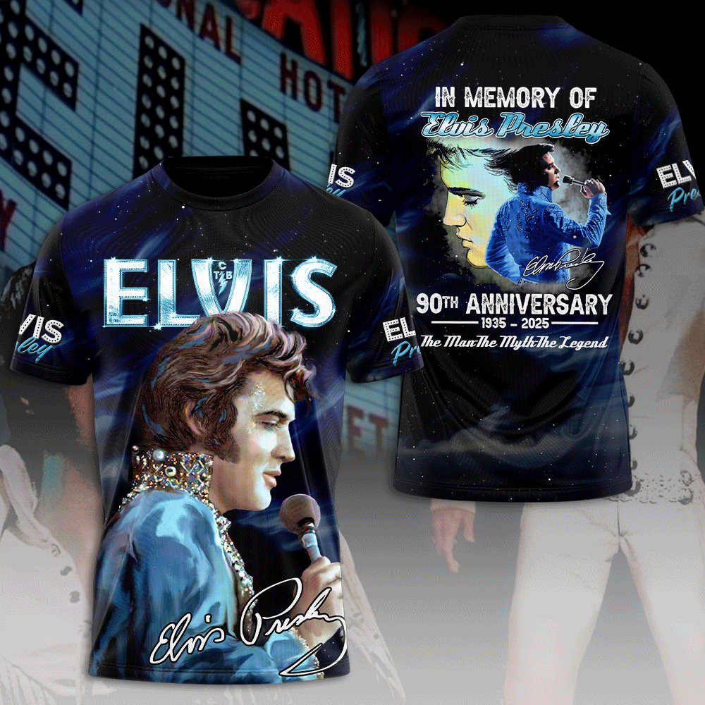 Elvis Presley Black Stainless Steel Watch – GNE 746