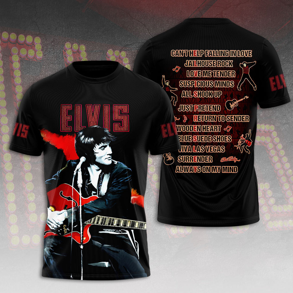 Elvis Presley 3D Hawaiian Apparel – GNE 636