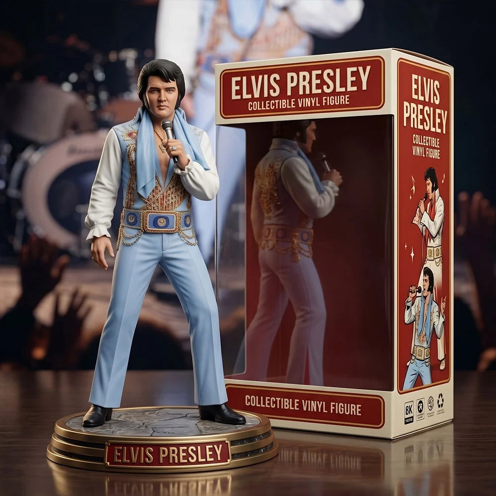 Elvis Presley Custom Shape 1-sided Keychain – HOATT 9246