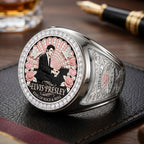 Elvis Presley 3D Engraved Ring – TMTHU7322