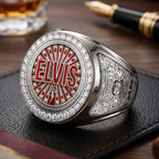 Elvis Presley 3D Engraved Ring – TMTHU7327