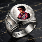 Elvis Presley 3D Engraved Ring – HOATT19335