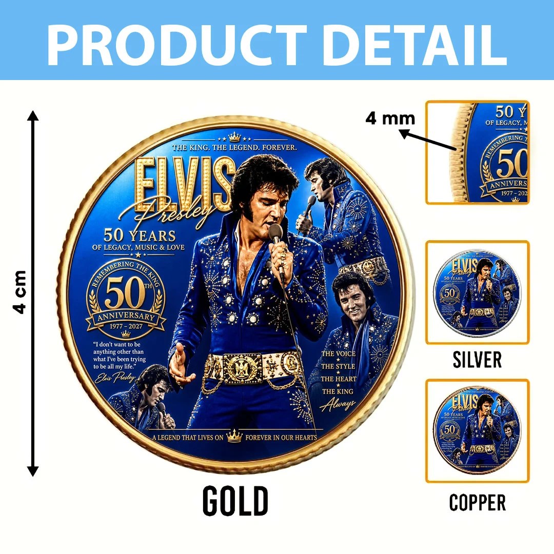 Elvis Presley 50th Anniversary 2027 Commemorative Coin – MAITM15355