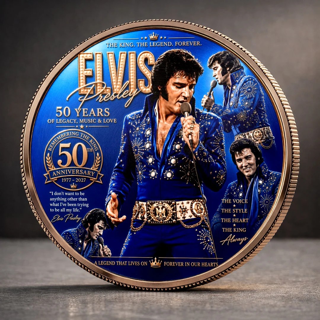 Elvis Presley 50th Anniversary 2027 Commemorative Coin – MAITM15355