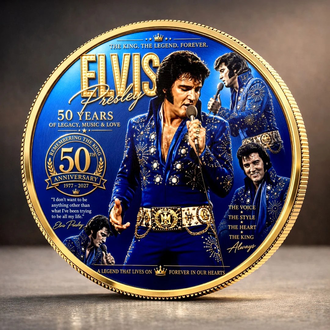 Elvis Presley 50th Anniversary 2027 Commemorative Coin – MAITM15355