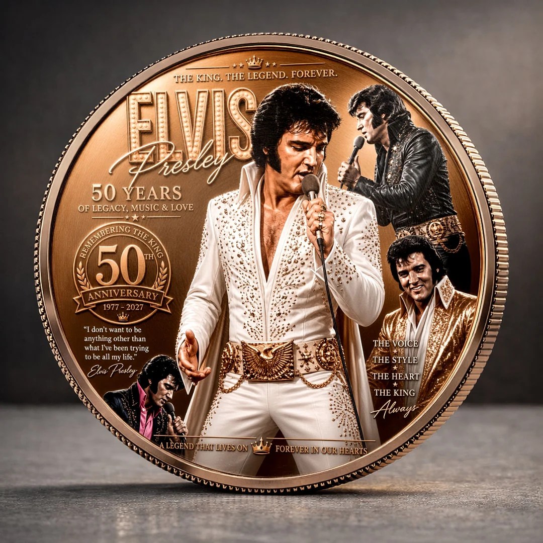 Elvis Presley 50th Anniversary 2027 Commemorative Coin – MAITM15358