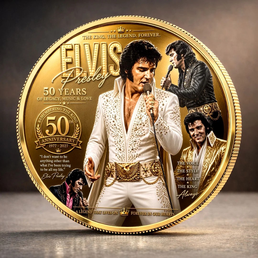 Elvis Presley 50th Anniversary 2027 Commemorative Coin – MAITM15358