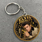 Elvis Presley 50th Anniversary 2027 Custom Shape 2-sided Keychain – MAITM15474