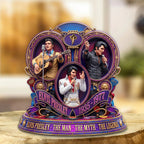 Elvis Presley Custom Shape Acrylic Plaque – TMTHU7296