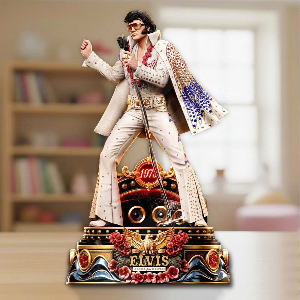 Elvis Presley Custom Shape Acrylic Plaque – TMTHU7429