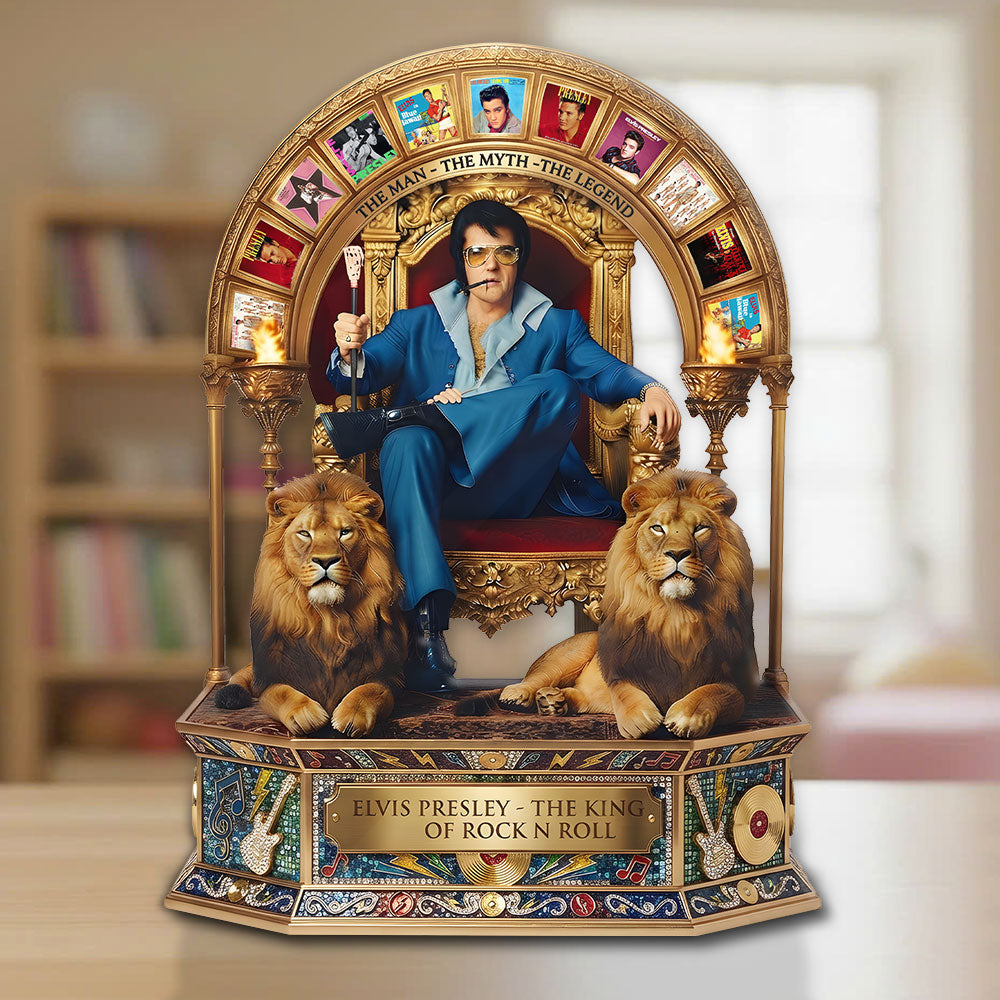 Elvis Presley Custom Shape Acrylic Plaque – TMTHU7475