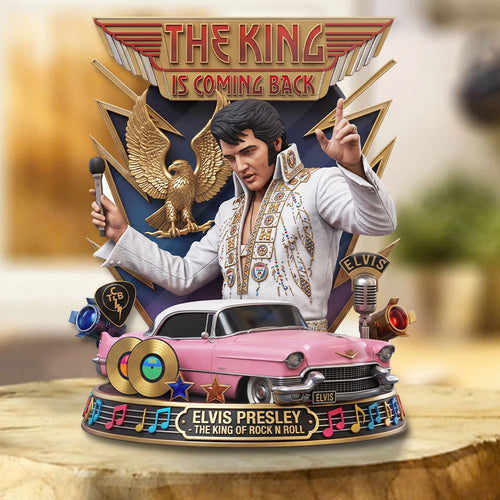 Elvis Presley Custom Shape Acrylic Plaque – TMTHU7512