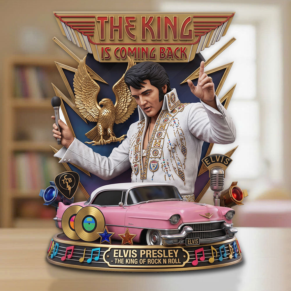 Elvis Presley Custom Shape Acrylic Plaque – TMTHU7512