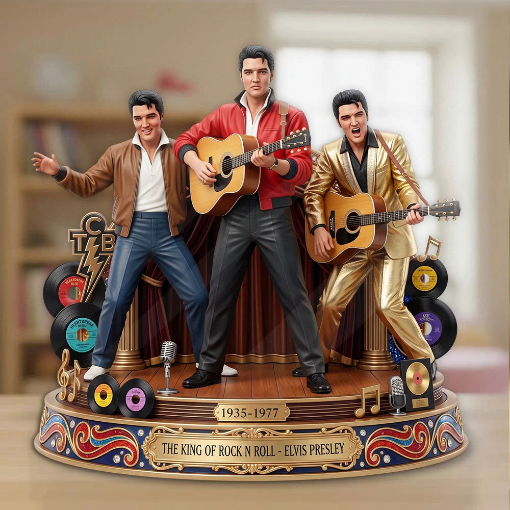 Elvis Presley Custom Shape Acrylic Plaque – TMTHU8664