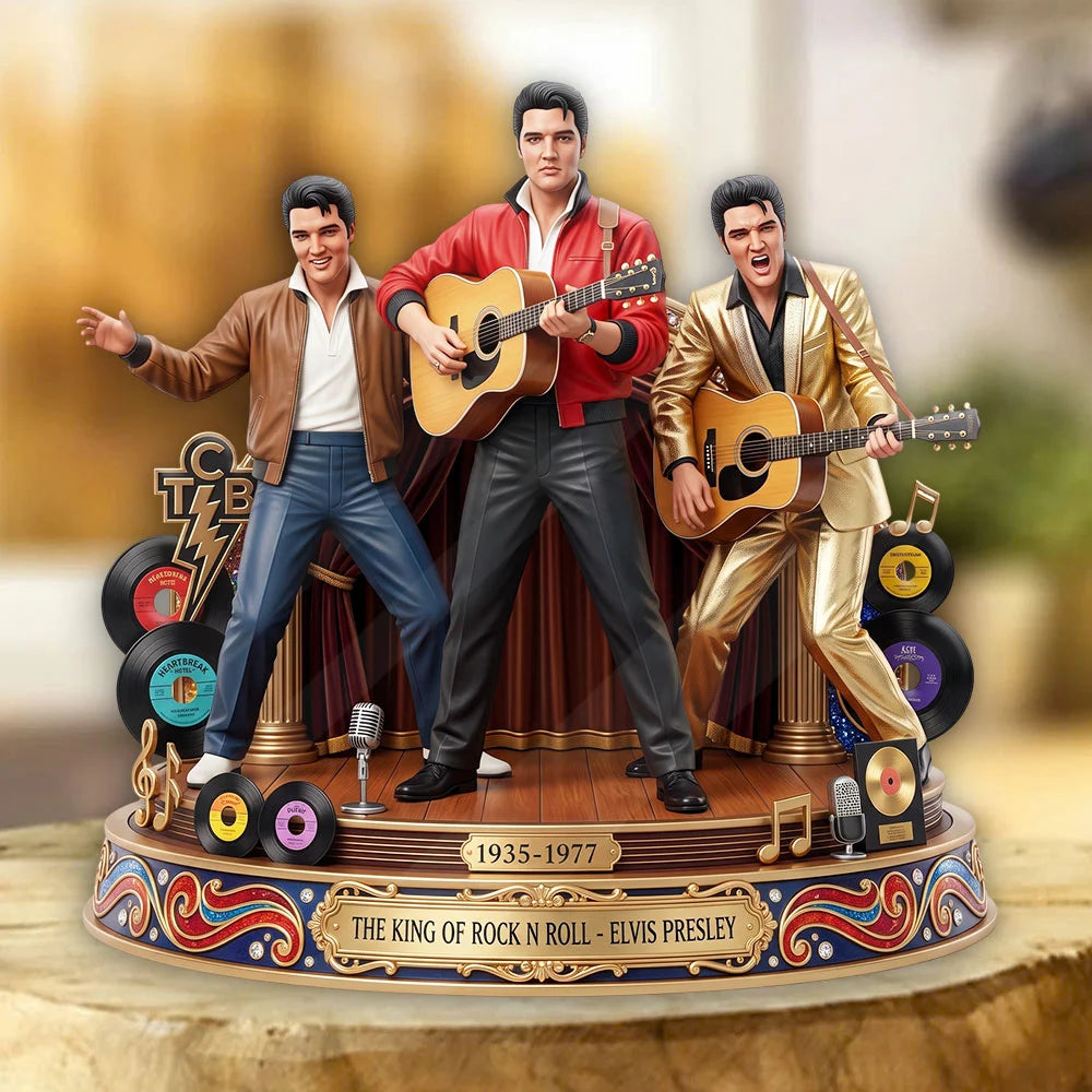 Elvis Presley Custom Shape Acrylic Plaque – TMTHU8664