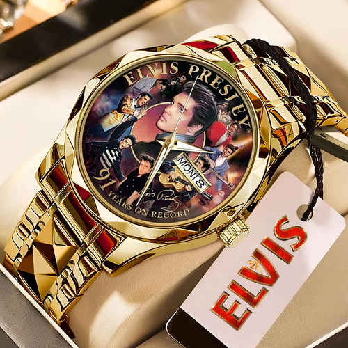 Elvis Presley Alloy Luxury Quartz Watch – TMTHU3816